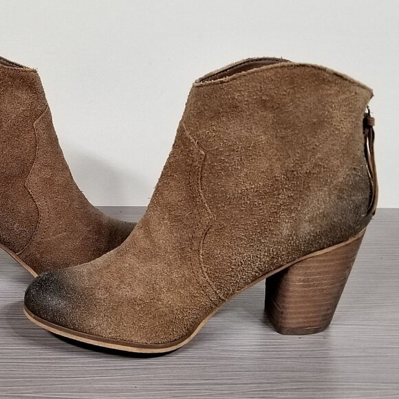 BP. 'Trott' Bootie, Cognac Suede, Womens Size 9.5 M - Picture 6 of 9